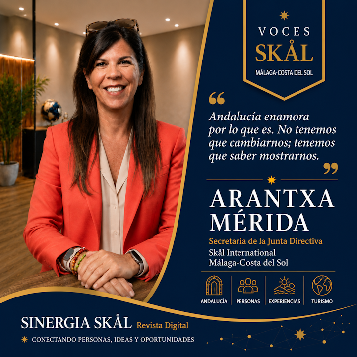 Arantxa Mérida Secretaria de la Junta Directiva de Skål International Málaga-Costa del Sol