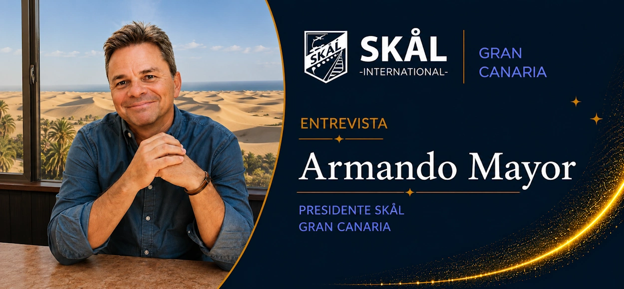 Armando Mayor, presidente de Skål International Gran Canaria