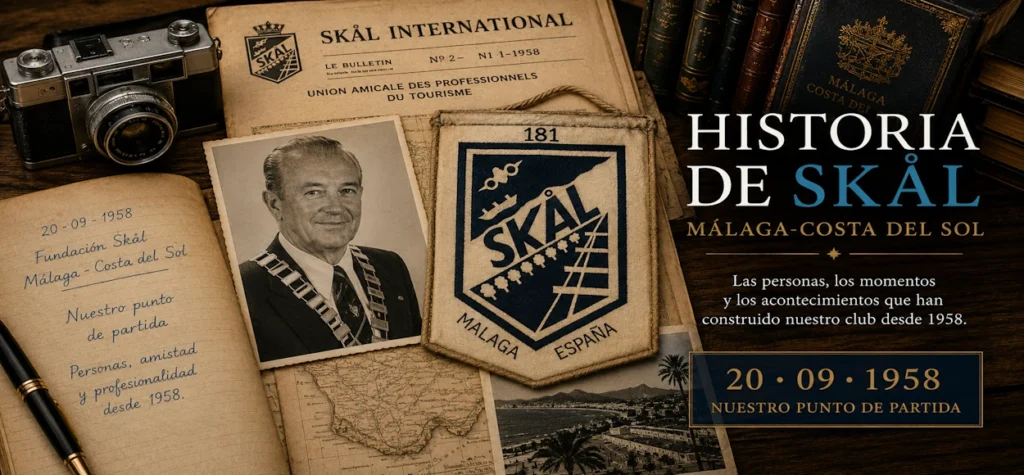 Historia de Skål Málaga-Costa del Sol desde su fundación en 1958