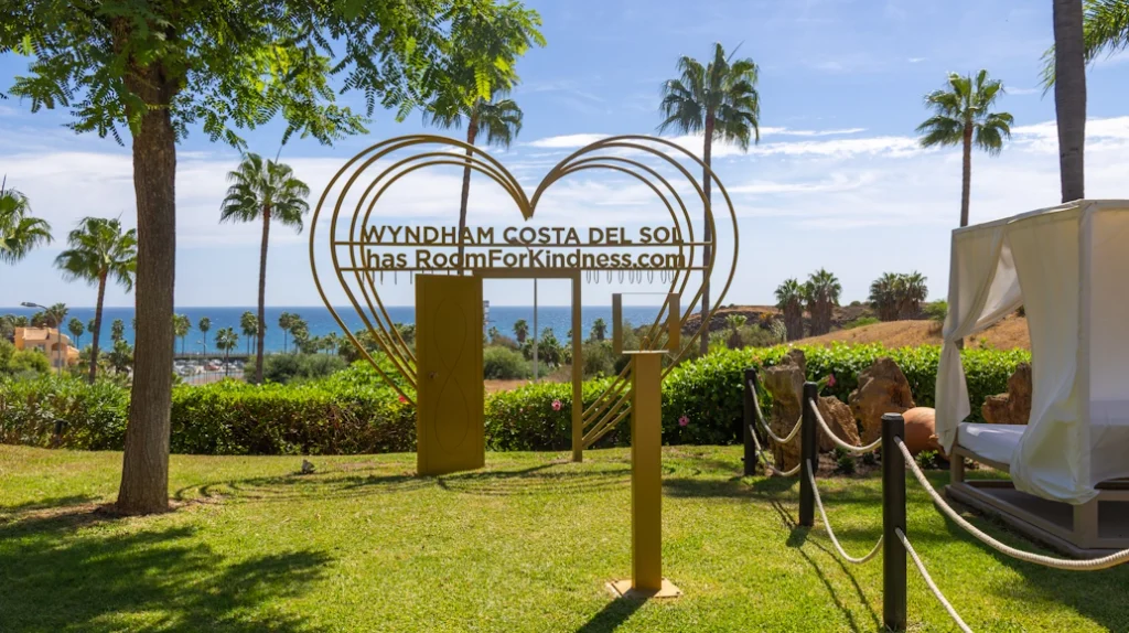 Room for Kindness in the gardens of Wyndham Costa del Sol