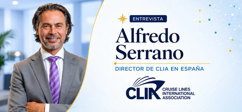 Alfredo Serrano, director de CLIA España, analiza el futuro de los cruceros