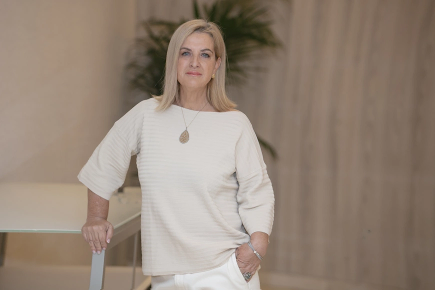 Virginia López Valiente, CEO of Cruises News Media Group, in a professional portrait