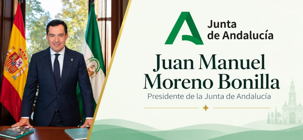 Juan Manuel Moreno Bonilla, presidente de la Junta de Andalucía