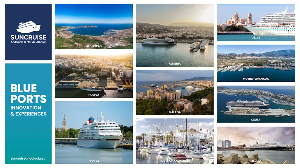 Puertos integrados en SUNCRUISE Andalucía y Mar de Alborán