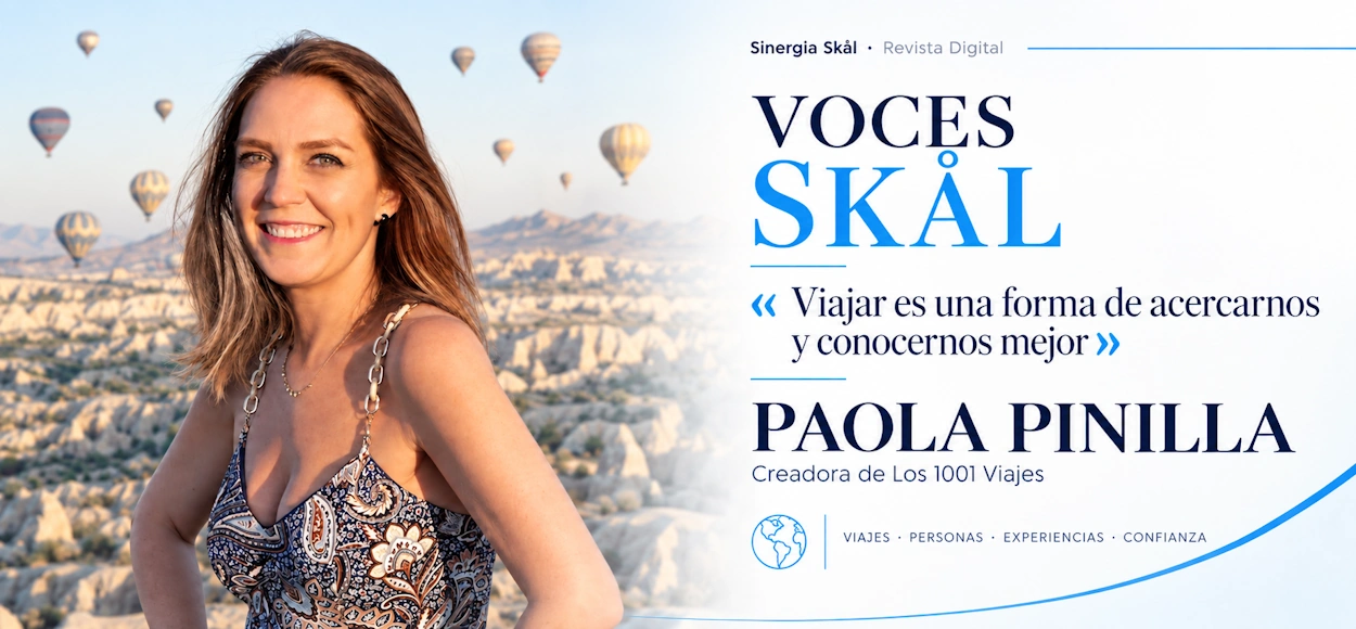 Paola Pinilla, creadora de Los 1001 Viajes, en Voces Skål