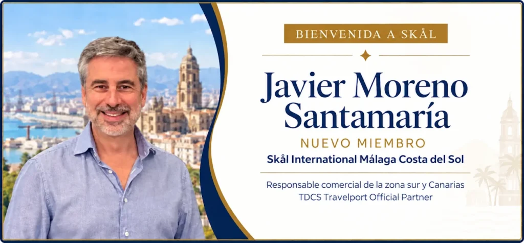 Javier Moreno Santamaría en Skål Málaga-Costa del Sol