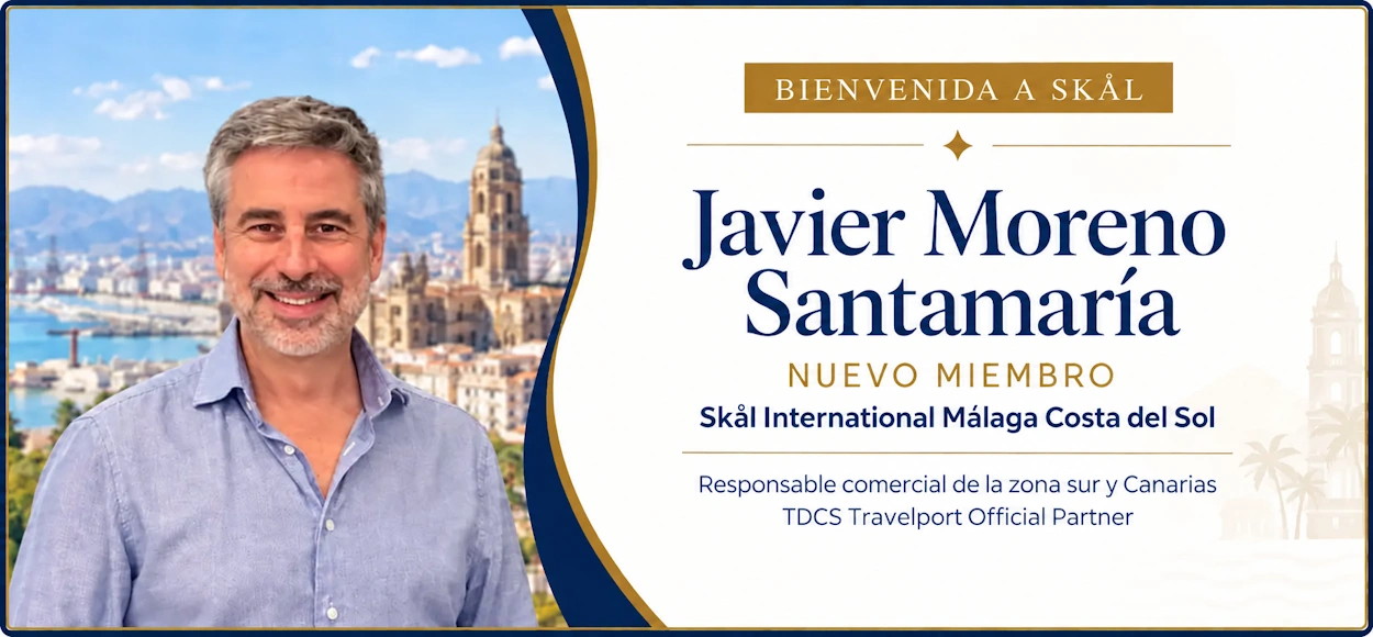 Javier Moreno Santamaría at Skål Málaga-Costa del Sol