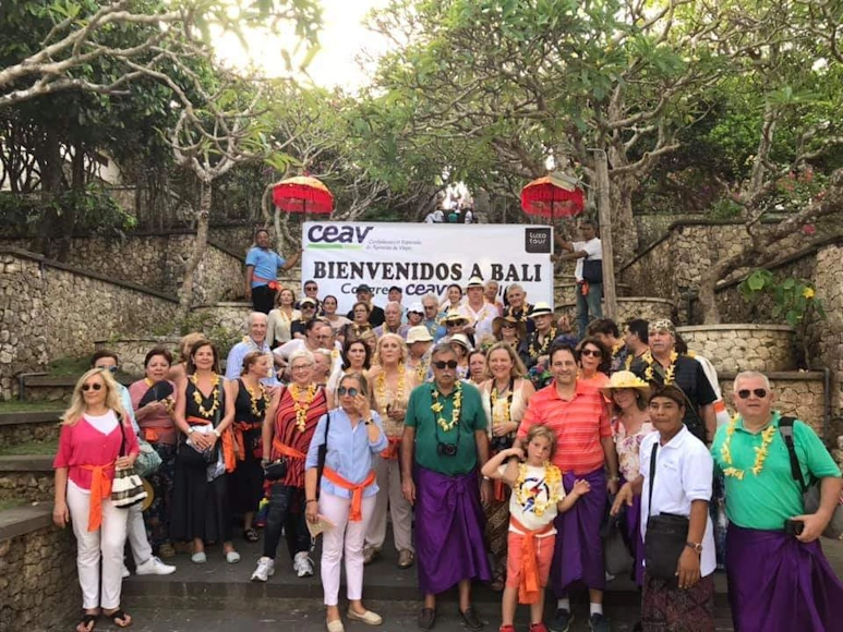 Fotografía de un viaje profesional a Bali con presencia de CEAV