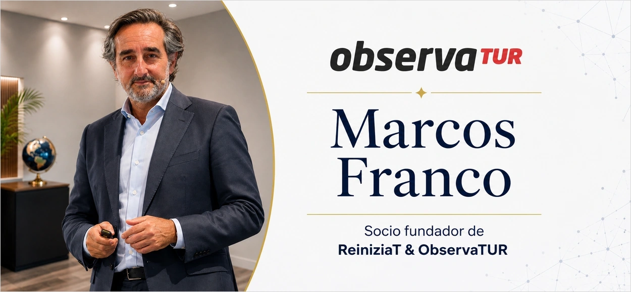 Marcos Franco, socio fundador de ReiniziaT y ObservaTUR